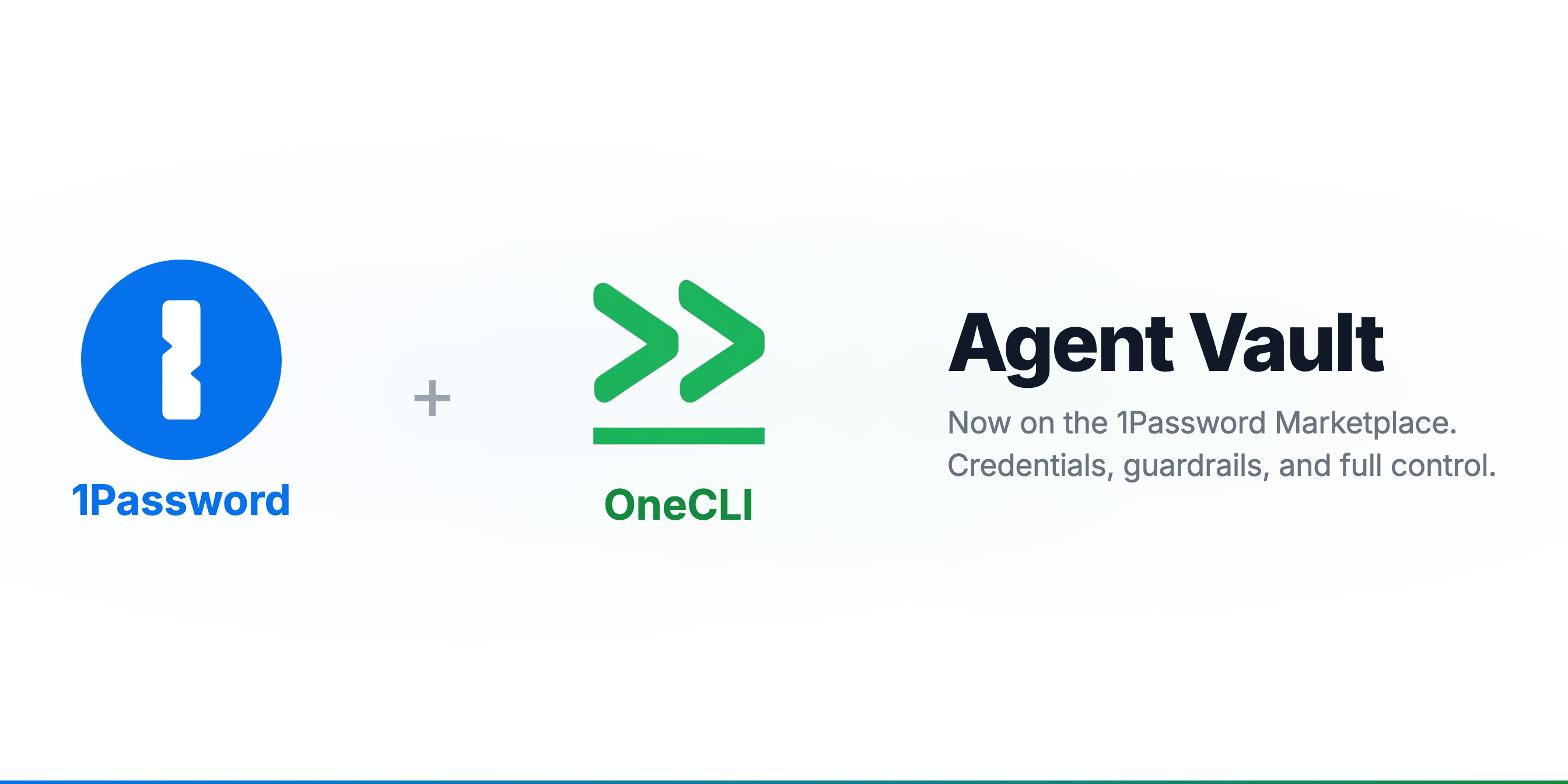 OneCLI Is Live on the 1Password Marketplace