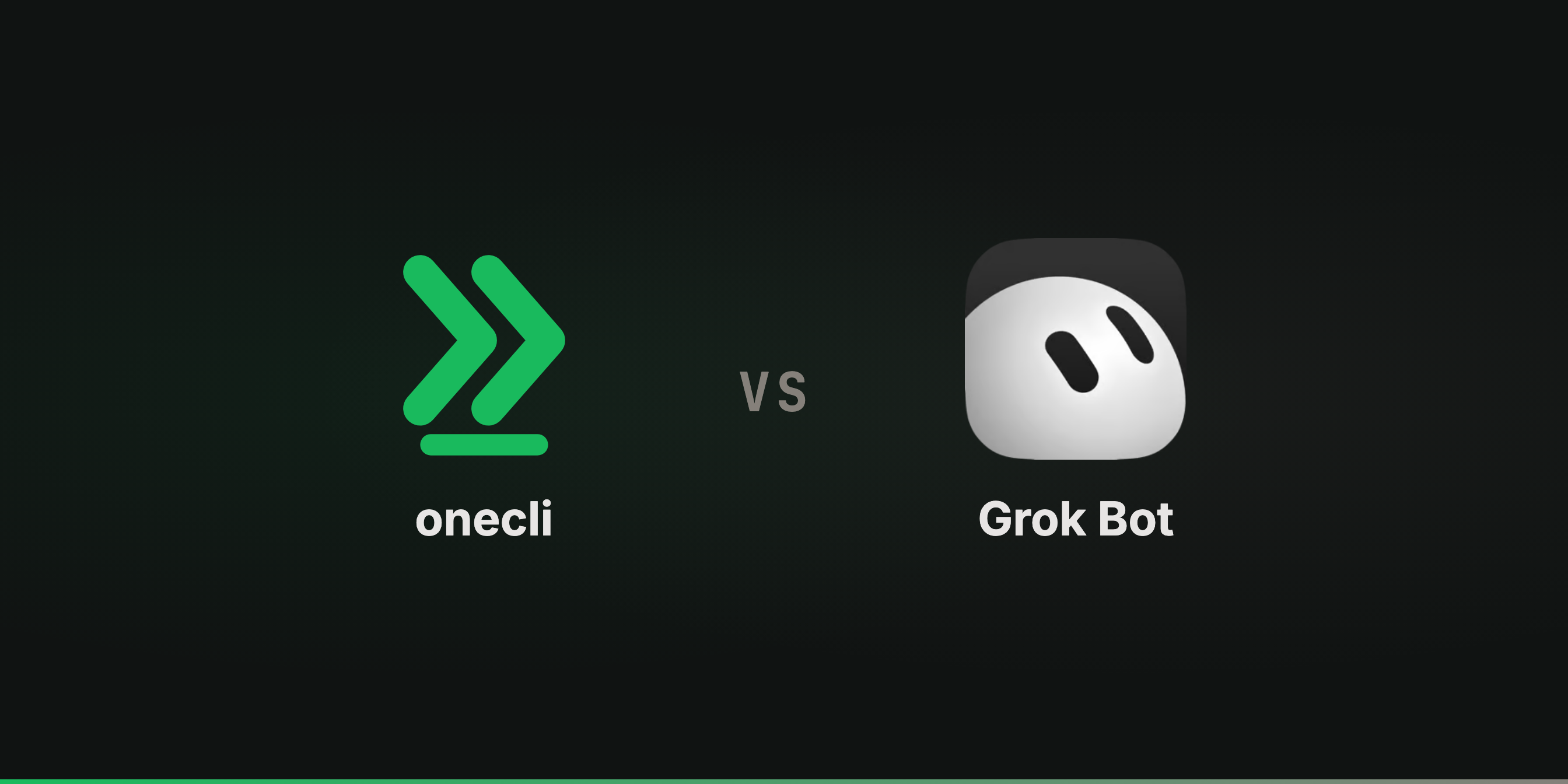 OneCLI vs Grok Bot