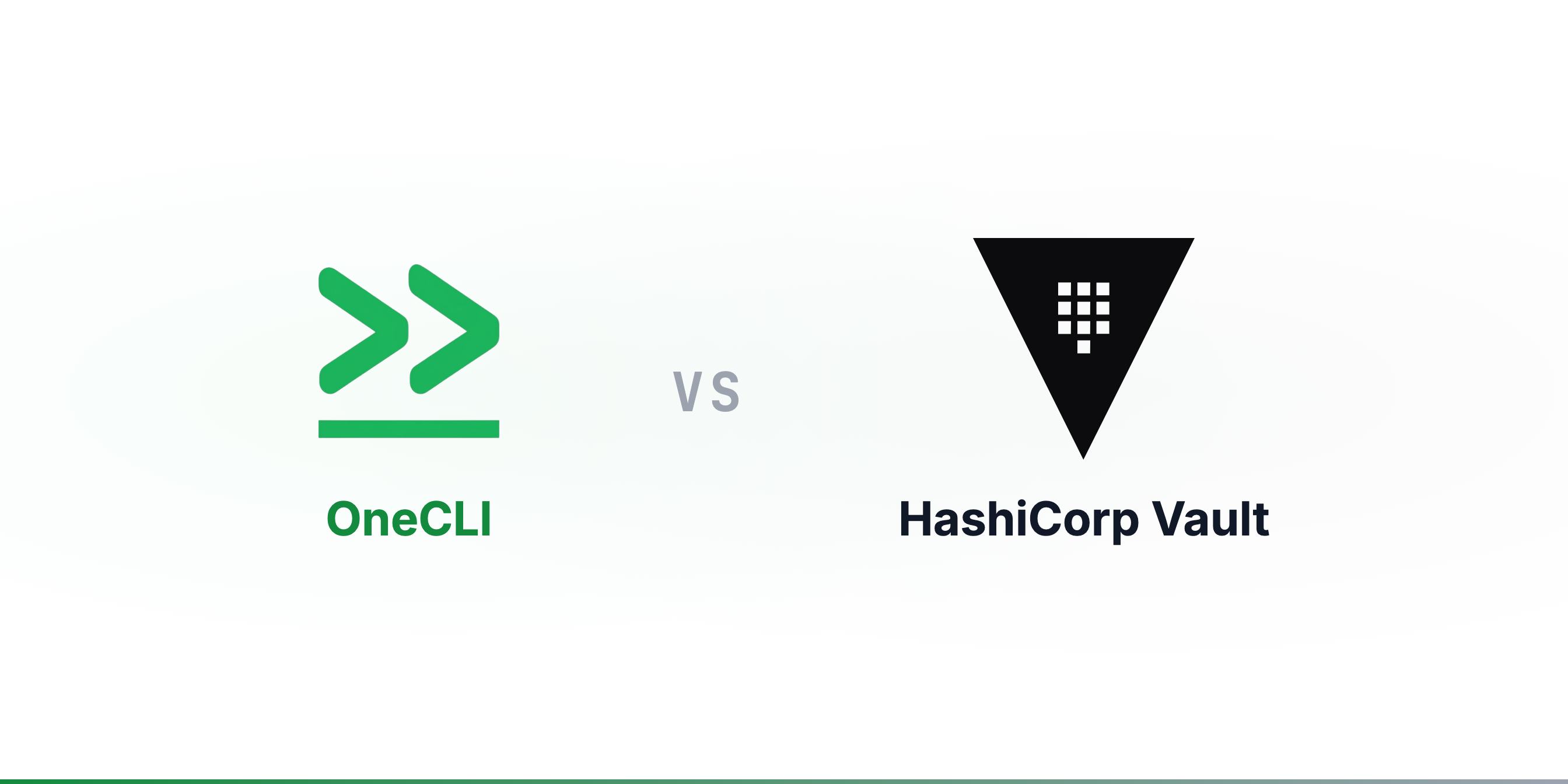 OneCLI vs HashiCorp Vault